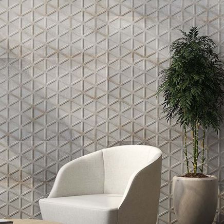 Clearance Tiles Forge Acero Feature Ceramic Tile 250x750mm