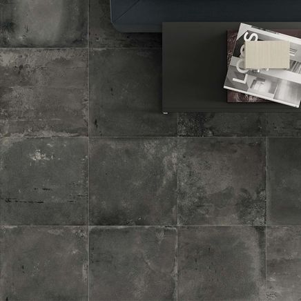 Fabrika Anthracite Square Porcelain Tile 500x500mm
