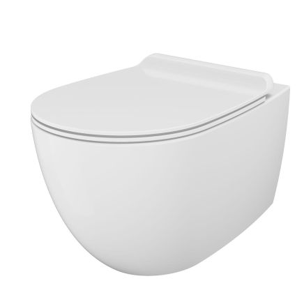 Verity Gloss White Wall Hung Toilet with CycloFlush