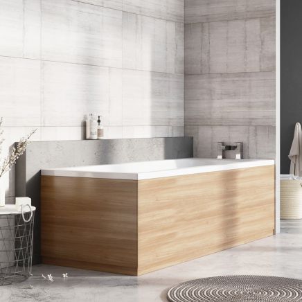 Natural Oak Front Bath Panel 1800mm
