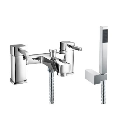 Quadro Chrome Bath Shower Mixer Tap