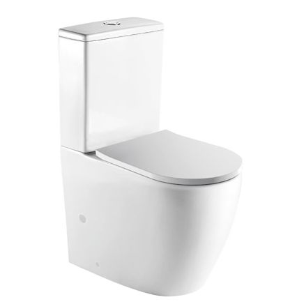 Oscar Comfort Height Close Coupled Toilet with Soft Close Seat & CycloFlush