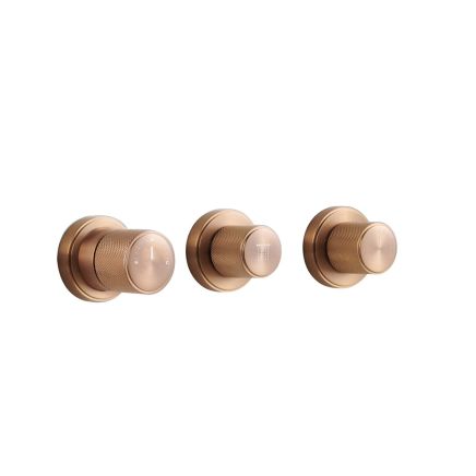 Manisa Brushed Bronze Dual Outlet