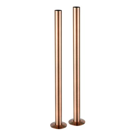 Antique Copper Radiator Pipe Sleeve Kit - 300mm