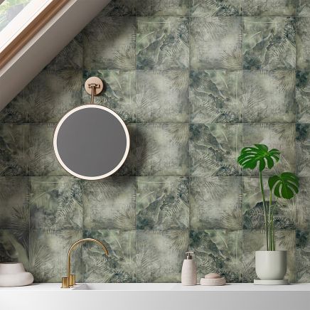 Algarve Green Lappato Porcelain Tile - 250x250mm