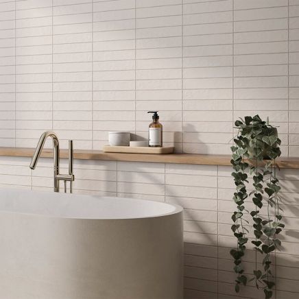 Aurora Blanco Matt Porcelain Tile 250x50mm 