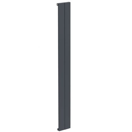 Tesoro Anthracite Single Linear Aluminium Radiator 1800x190mm