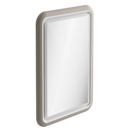 Stonehouse French Grey Framed Illuminated LED Mirror 550x800mm