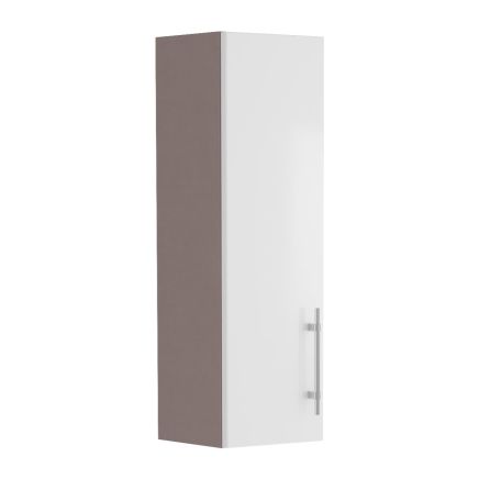 Surrey White Gloss Single Door Fitted Furniture Cabinet 200mm