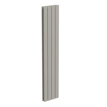 Livio Beige Vertical Double Panel Aluminium Radiator 1800x360mm