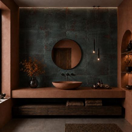 Metallica Seagreen Lappato Porcelain Tile 600x600mm