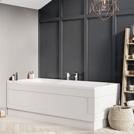 Traditional White Front Bath Panel