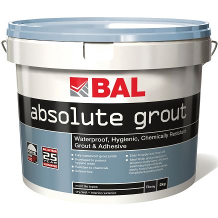 BAL Absolute Epoxy Ebony Grout 2kg