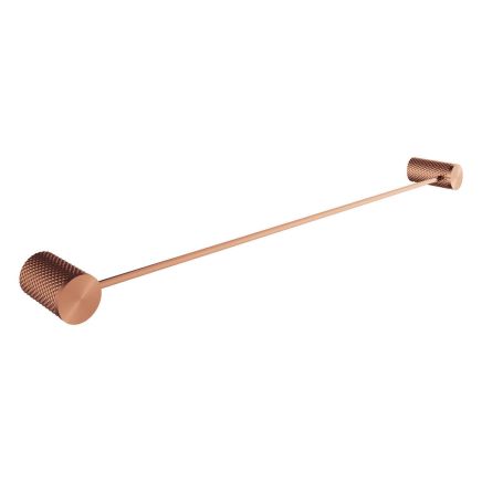 Moray Satin Bronze Knurled Towel Rail