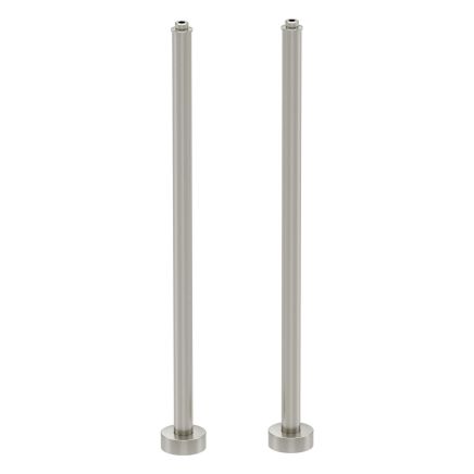 Warwick Brushed Nickel Floor Stand Pipes