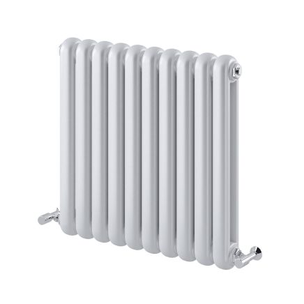 Etam White Horizontal Column Radiator 600x622mm