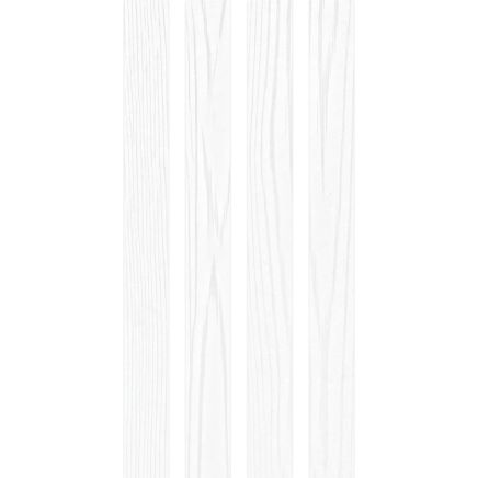 Pristina White Ash Wood Waterproof PVC Wall & Ceiling Panel 2700x250mm (Pack of 4)