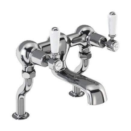 Burlington Kensington Chrome Deck Mounted Bath Filler Tap