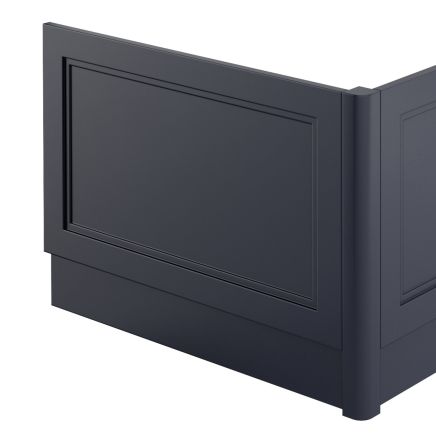 Richmond Midnight Grey Traditional End Bath Panel & Corner Post