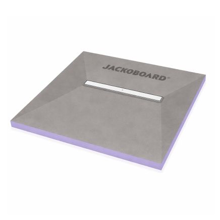 Jackoboard Aqua Line Easy 4-Sided Fall Linear Wetroom Tray 900x900mm