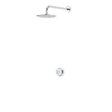 Aqualisa Quartz Classic Concealed Smart Shower with Fixed Shower Head - Gravity Pumped