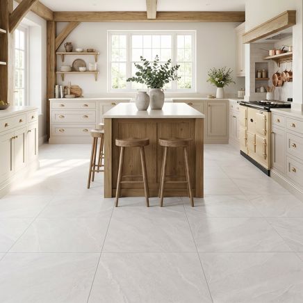Angelo White Matt Porcelain 598x598mm roomset