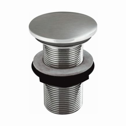 Gunmetal Unslotted Push Button Basin Waste