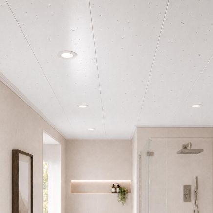 Atlantis Arctic Sparkle Waterproof PVC Wall & Ceiling Panel 2700x250mm (Pack of 4)