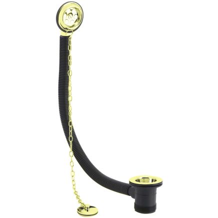 English Gold Plug and Chain Bath Waste