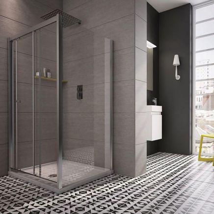 Rivar Chrome Shower Side Panel