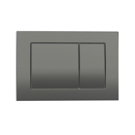 Flush Plate for 1200mm Wall Hung Frame and Cistern - Gunmetal