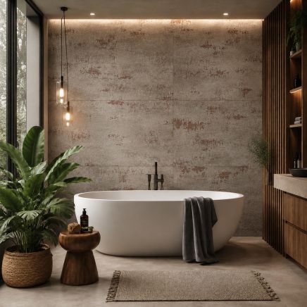 Metallica Steel Lappato Porcelain Tile 1200x600mm