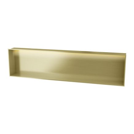 Montaro Brushed Gold LED Shower Niche 300x1200mm