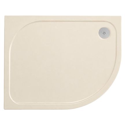 Sand Slate Effect Non Slip Right Hand Offset Quadrant Shower Tray 1000x900mm