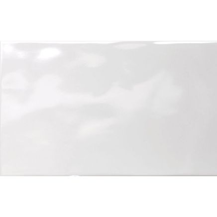 Blanco Bumpy White Glossy Ceramic Wall Tile 250x400mm