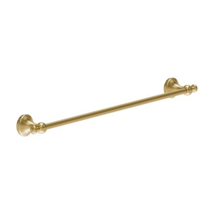 Warwick Brushed Gold Traditional Single Towel Rail