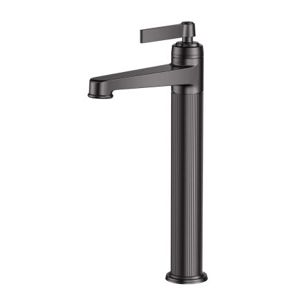 Downton Brushed Gunmetal Tall Basin Mono Tap