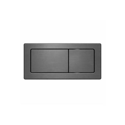 Esk Rectangular Push Button Gunmetal