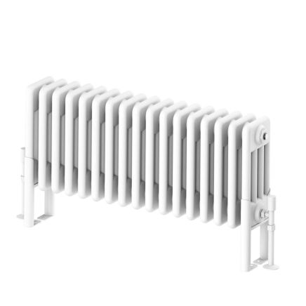 Upton White Quadruple Horizontal Column Radiator 300x785mm