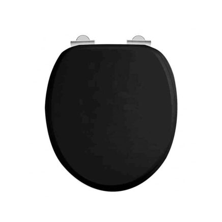 Burlington Matt Black Soft Close Toilet Seat