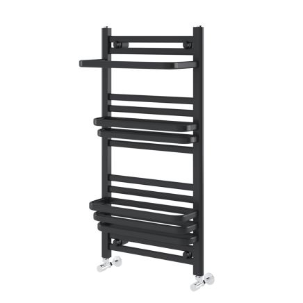 Malory Anthracite Heated Towel Rail 1000x500mm