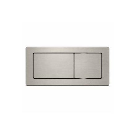 Esk Rectangular Push Button Brushed Nickel