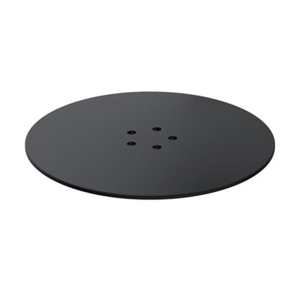 90mm Matt Black Brass Shower Waste Cover