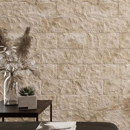 Oakland Crema Textured Porcelain Tile 250x125mm