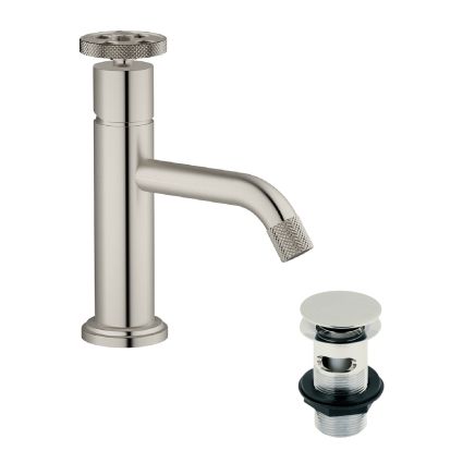 Urban Brushed Nickel Basin Mixer Tap