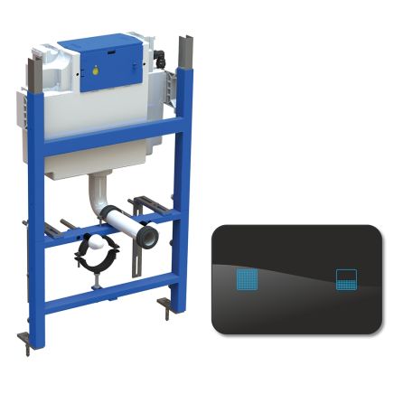 Concealed Cistern and Mounting Frame with Electronic Buttons 820-1120mm