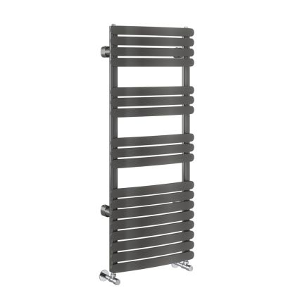 Eventon Anthracite Heated Towel Rail 1200x500mm