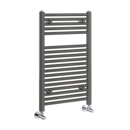 Neptune Anthracite Heated Towel Rail 770x600mm