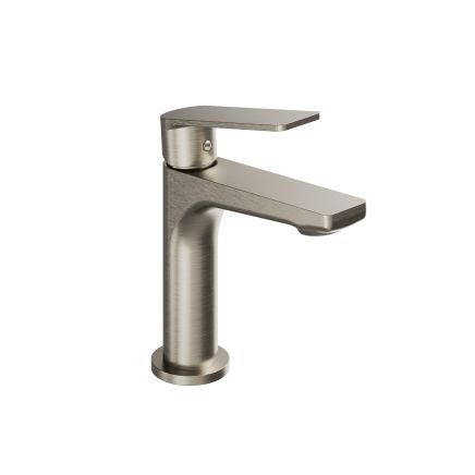 Sora Brushed Nickel Basin Mono Tap & Waste 