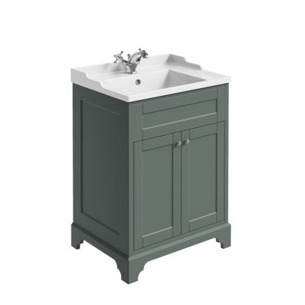 Arundel 600mm Floorstanding Traditional Vanity Unit in Pine Green